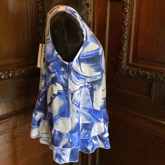 NWT 100% Linen Piazza Del Tempio Top - Picture 3 of 9